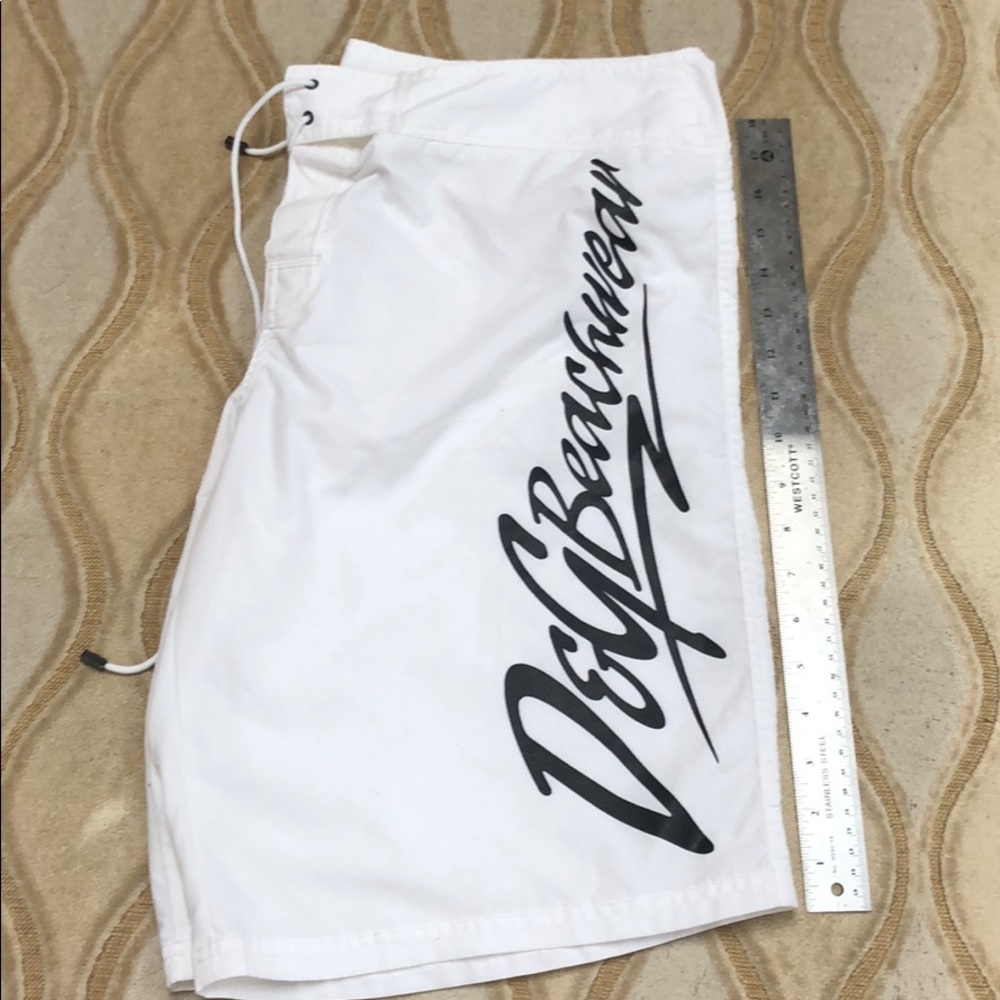 Dolce and Gabbana white men’s swim trunks size M